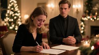 In Tears, She Signs Divorce Papers at a Christmas Party—The Billionaire Didn’t Know She Was Pregn