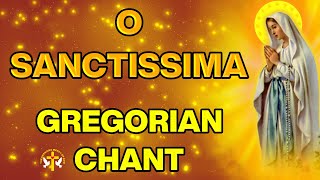 O SANCTISSIMA （WITH LYRICS） - GREGORIAN CHANT - MOST PIOUS VIDEO - BE WITH GOD