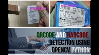 Quick way of QRcode and Barcode Detection in Real Time using openCV Python.
