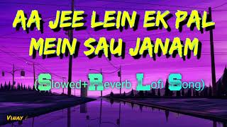 Aa Jee Lein Ek Pal Mein Sau Janam || Slowed Reverb Lofi Song || By Vinay M.