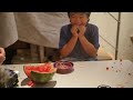 輪ゴムでスイカ爆発実験 exploding watermelon with 820 rubber bands hs