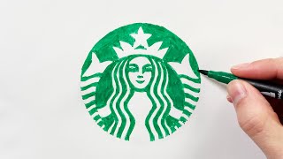 How to Draw the Starbucks Logo