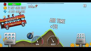 Hill Climb Racing: Tourist Bus On Gameplay/Super Dealer #gaming #hillclimbracing