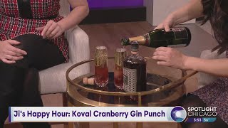 Ji's Happy Hour: Koval Cranberry Gin Punch