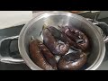 waterless cooking how to roast brinjal in healux cookware