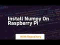 install numpy on raspberry pi