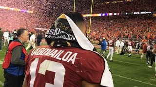 Follow Tua Tagovailoa off the field after the National Championship