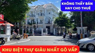 Có phải đây là khu biệt thự giàu nhất Gò Vấp | Sài Gòn camera.