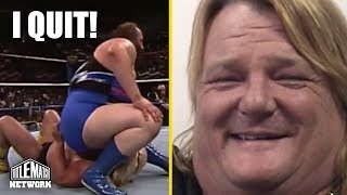 Greg Valentine - Why I Quit WWF After Earthquake Job Match at Wrestlemania 7