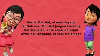 Aiya Cik Siti - Mei Mei Susanti l Cover by Baby Shima (lyrics) ll Lirik Lagu