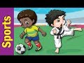 Learn Sports Names for Kids | Video Flash Cards | Kindergarten, Preschool & ESL | Fun Kids English