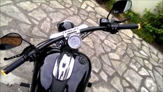 Motogadget m-Blaze Disc Black on Harley Davidson Breakout