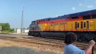 CSX I007 with CSX 1973 (Chessie system heritage unit) leading