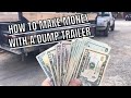 How To Make Money With A Dump Trailer