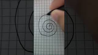 How to make spiral drawing | #shorts