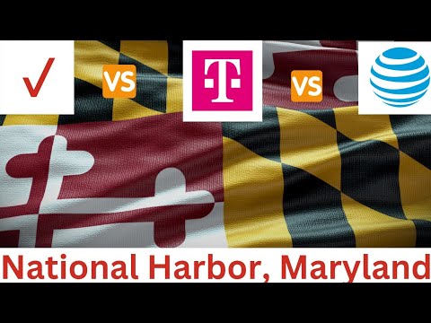 Verizon Vs AT&T Vs T-Mobile| Network Speed Testing | National Harbor ...