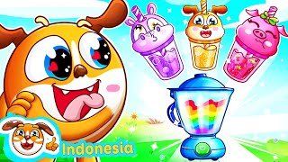 Yummy Rainbow Juice Song | Best Milkshake Song | DooDoo Bahasa Indonesia