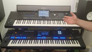 Yamaha Genos vs. Korg PA5x детальный обзор-сравнение инструментов для создателей контента