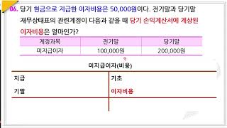 092. 수익,비용,결산-주관식06.미지급이자 T계정