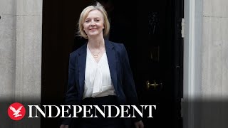 MPs cheer as Liz Truss arrives for PMQs