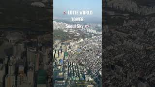 🇰🇷New hot spot in Seoul, Lotte World Tower Seoul Sky #shorts #Korea