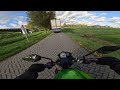 4k pov kawasaki z750 autumn ride