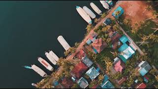 😍😍😍Drone Shots. Pallathuruthy// Alappuzha Backwaters.😍😍😍😍