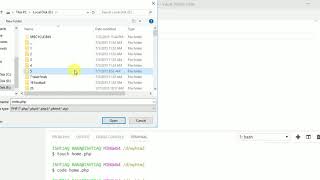 how to start php website/