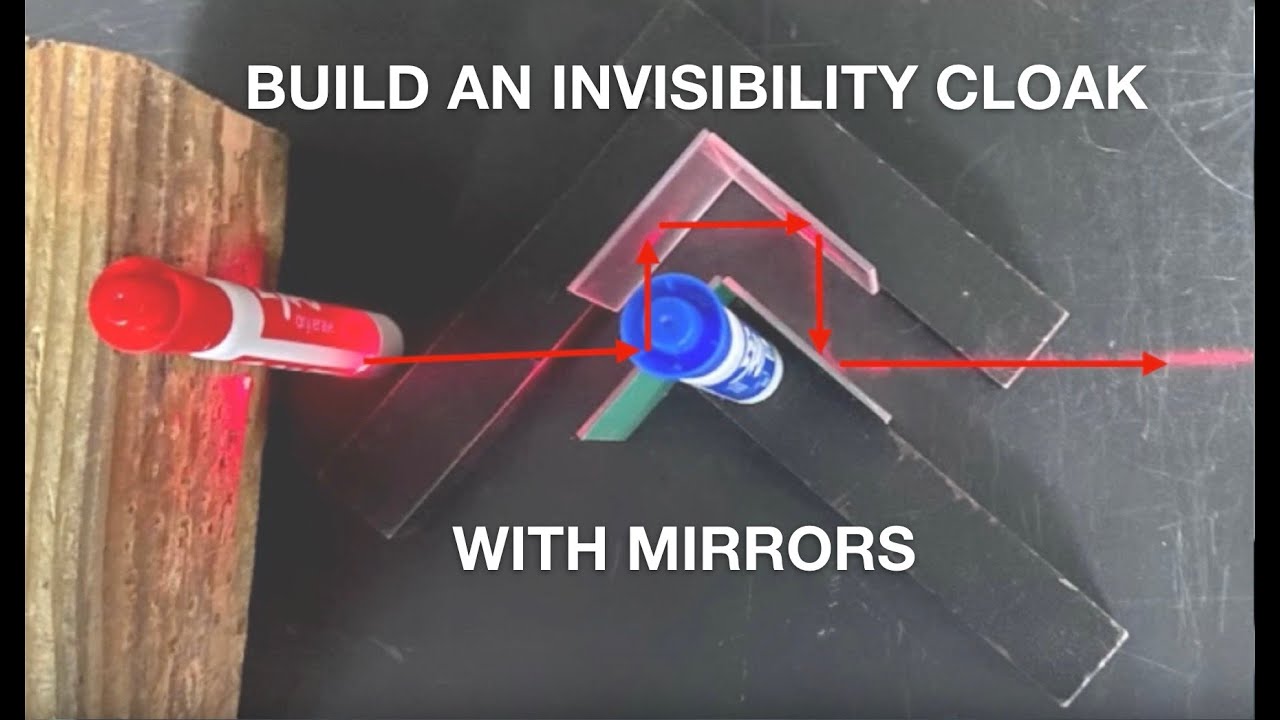 DIY Invisibility Cloak With Mirrors - YouTube