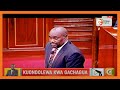 Senator Enock Wambua kicked out of senate during Gachagua impeachment hearing for being disorderly