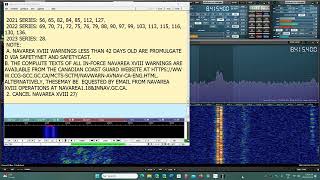 VFF Iqaluit Nunavut Canadian Coast Guard Navtex 8416 kHz Shortwave decode