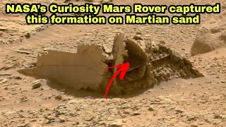 NASA’s Curiosity Mars Rover captured this formation on Martian sand on