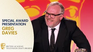 Greg Davies' Hilarious Special Award Presentation Speech | BAFTA TV Craft Awards 2019