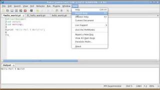 Context Sensitive Help with Padre, the Perl IDE