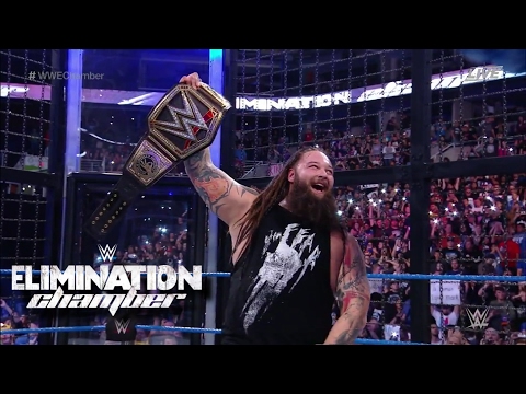 BRAY WYATT WINS THE WWE CHAMPIONSHIP ELIMINATION CHAMBER 2017 RESULT! # ...