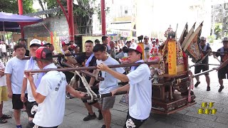 【塭港陳家保安廣澤尊王蒞臨西羅殿進香吉慶】嘉義東石塭港陳公館往台南南勢街西羅殿進香