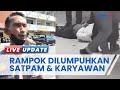 Detik-detik Perampokan BPR Arta Bandar Lampung Terekam Kamera Amatir, Satpam Ditembak Pelaku