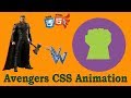 Avengers Infinity War Css Animation Preloader | Cool Css Effects | Pure css animation