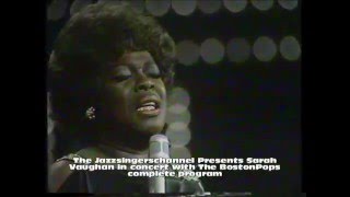 Sarah Vaughan in concert with the Boston Pops Orchestra complete program