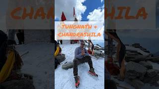 Tungnath and Chandrashila , Om Namah Shivay #explore #trekking #snow #mountains #uttarakhand #shorts