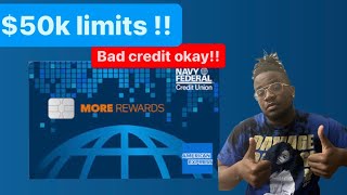 Navy Federal More rewards Credit Card! Get any navy federal card by doing this😳(Bad credit OK!)