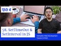 JavaScript Tutorial: setInterval & setTimeOut | Web Development Tutorials #58