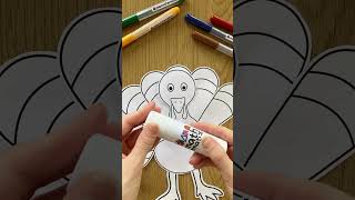 Thanksgiving Turkey Craft for Kids | Printable Activity for Teachers & Parents 🦃