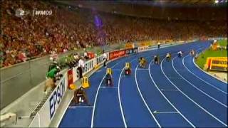 Usain Bolt - 200m Final - New WR 19,19 sec !!! (HQ)