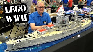 LEGO 8-Foot Long USS Arizona Pearl Harbor WWII Battleship