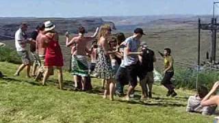 Close Up of Dancing Party at Sasquatch 2009