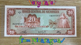 尼加拉瓜布里安查莫罗条约废除纪念钞（Nicaragua 20 Cordobas commemorative banknote）