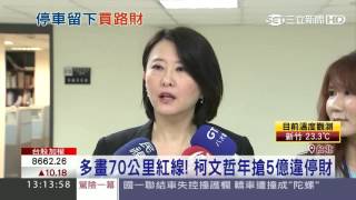 多畫70公里紅線！柯文哲年搶5億違停財│三立新聞台