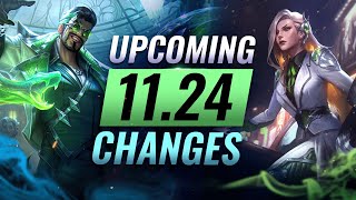 HUGE CHANGES: NEW BUFFS & NERFS Coming in Patch 11.24 - League of Legends
