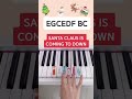 Santa Claus Is Coming To Town (Piano Tutorial) #santaclausiscomingtotown #christmaspianomusic